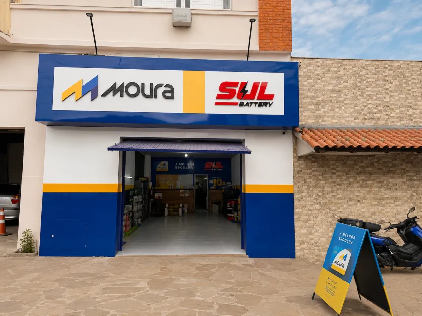 Fachada da Sul Battery em Canoas